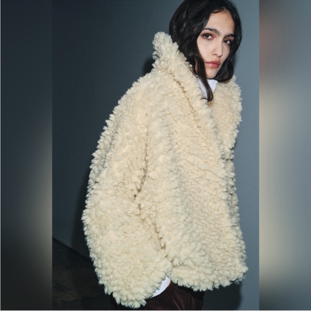 ZARA FLEECE JACKET - Picture 8 of 16